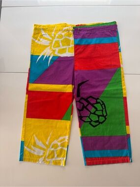 Vintage 80s Original Jams Surf Line Hawaii Cropped Beach Pants XL
